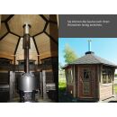 Panorama Sauna 9,9m² (Finnische Sauna)