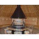Polar Grill Ø120cm mit Rauchfang und Tischen