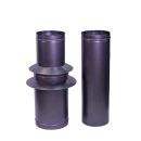 Rauchrohr Set Silber Antik Optik ab 1,50 Meter Länge