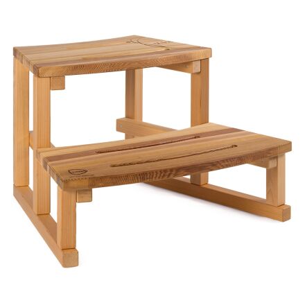 Step-A-Round Treppe aus Roter Zeder