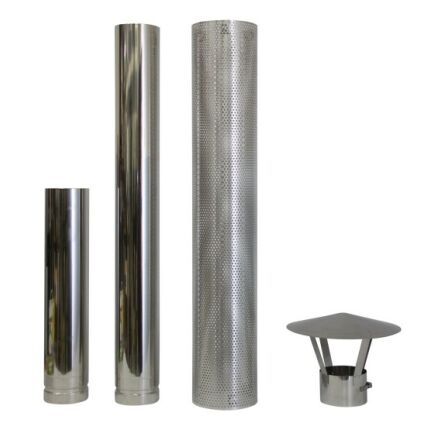 Schornstein Set 120 Ø 1,5 Meter Länge