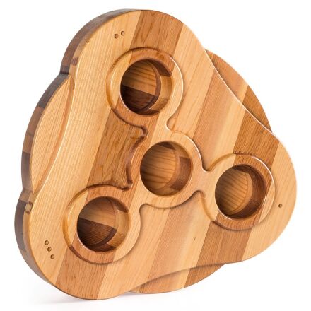 Tubbar schwimmender Getränkehalter aus Vollholz