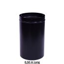 Rauchrohr Schwarz 0,50 m