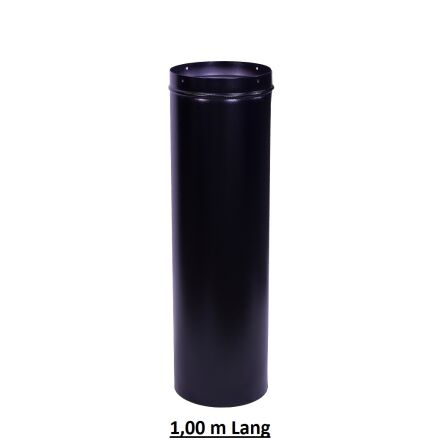 Rauchrohr Schwarz 1,00 m