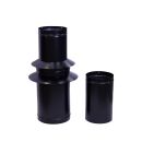 Rauchrohr Set Schwarz ab 1,50 Meter Länge