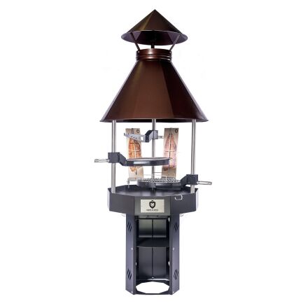 Carelia Grill 80cm Ø Premium hohes Modell Kupfer Antik