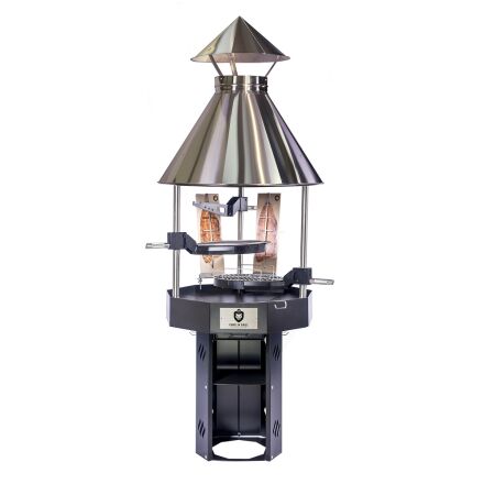 Carelia Grill 80cm Ø Premium hohes Modell Edelstahl