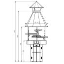 Carelia Grill 80cm Ø Premium hohes Modell Edelstahl