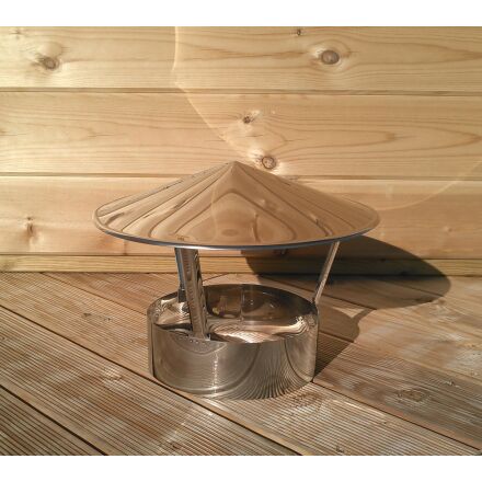 Regenhut für die Zuluftrohre (Spitz)