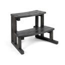 Stepin Treppe aus Fichte Schwarz gebeizt