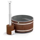 Kirami Comfort Family L EcoPlank Mocca, Stein Grau, Tube Außenofen 42 kW